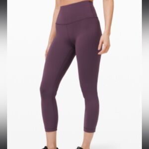 Lululemon Wunder Train High-Rise Crop 23" Sz 2